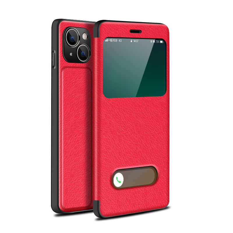 Flip Cover, Shockproof, Full Wrap Leather Phone Case